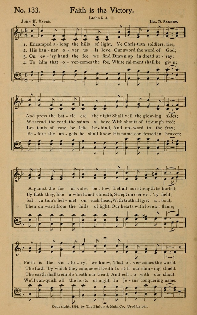 Christian Melodies: the new song book, for church, evangelistic, Sunday-school and Christian endeavor services page 141
