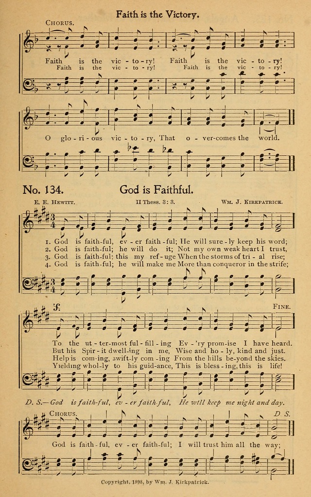 Christian Melodies: the new song book, for church, evangelistic, Sunday-school and Christian endeavor services page 142