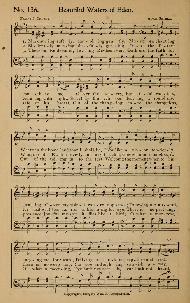Christian Melodies: the new song book, for church, evangelistic, Sunday-school and Christian endeavor services page 145