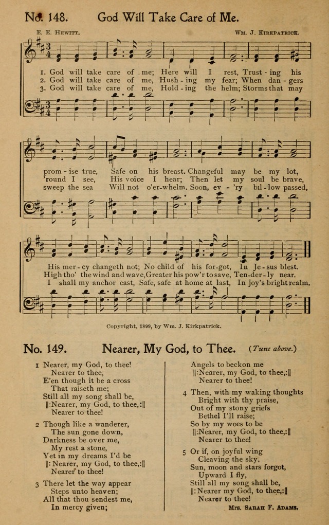 Christian Melodies: the new song book, for church, evangelistic, Sunday-school and Christian endeavor services page 153