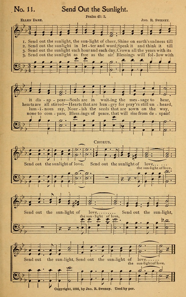 Christian Melodies: the new song book, for church, evangelistic, Sunday-school and Christian endeavor services page 18