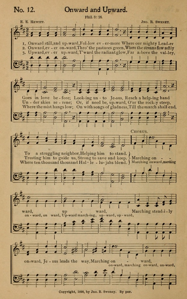 Christian Melodies: the new song book, for church, evangelistic, Sunday-school and Christian endeavor services page 19