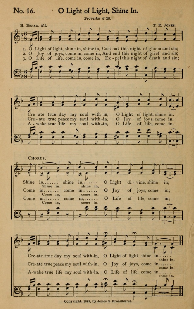 Christian Melodies: the new song book, for church, evangelistic, Sunday-school and Christian endeavor services page 23