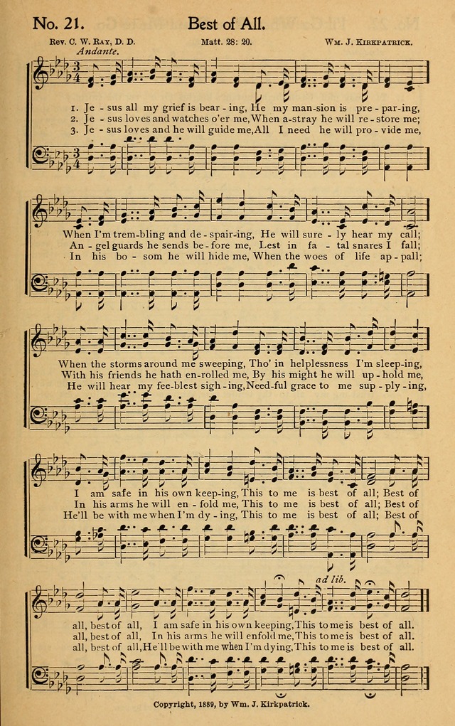 Christian Melodies: the new song book, for church, evangelistic, Sunday-school and Christian endeavor services page 28