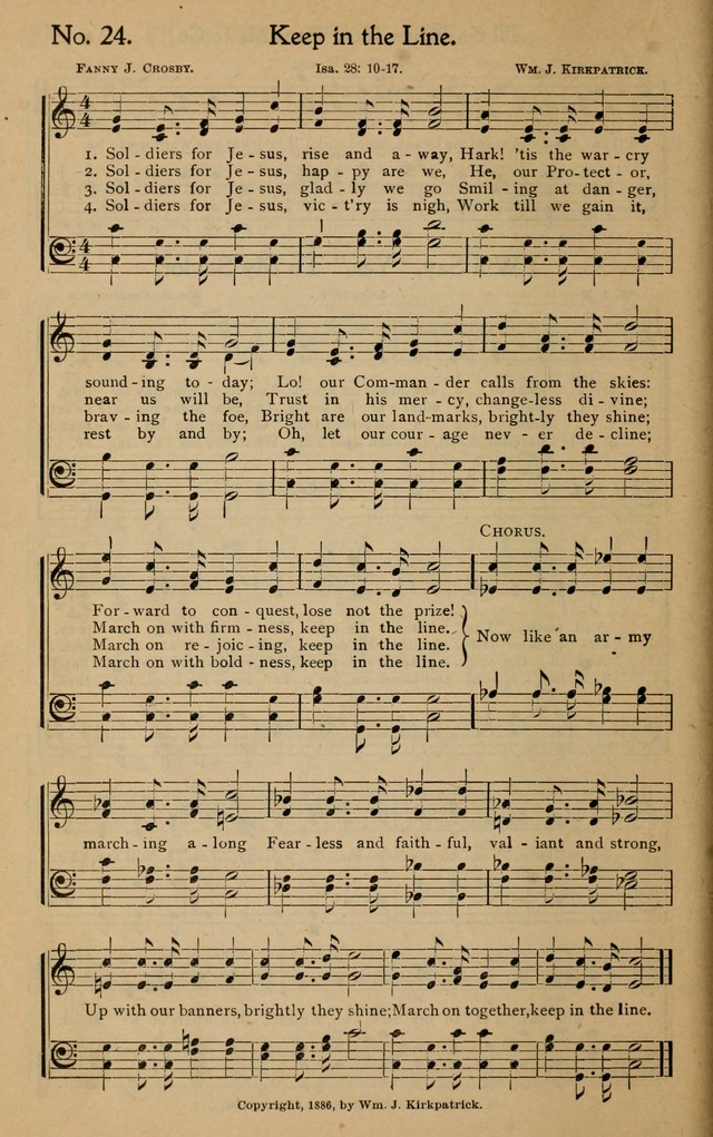 Christian Melodies: the new song book, for church, evangelistic, Sunday-school and Christian endeavor services page 31