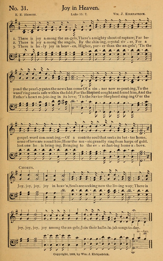 Christian Melodies: the new song book, for church, evangelistic, Sunday-school and Christian endeavor services page 38