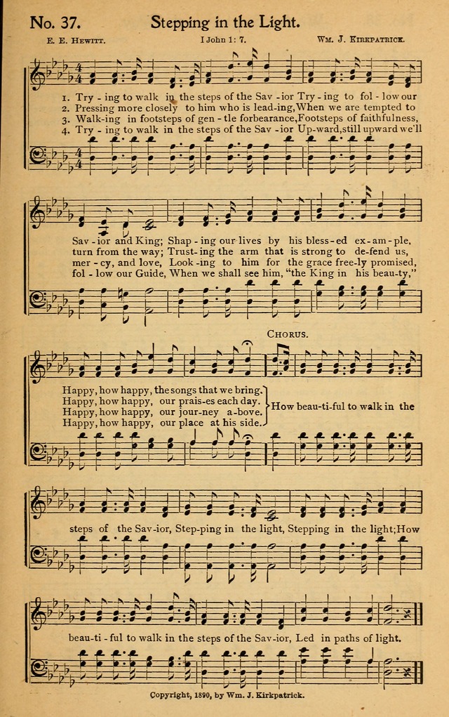 Christian Melodies: the new song book, for church, evangelistic, Sunday-school and Christian endeavor services page 44
