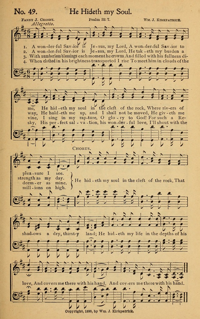 Christian Melodies: the new song book, for church, evangelistic, Sunday-school and Christian endeavor services page 56