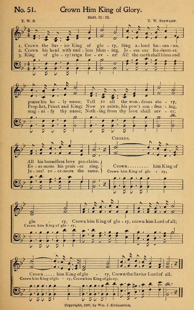 Christian Melodies: the new song book, for church, evangelistic, Sunday-school and Christian endeavor services page 58
