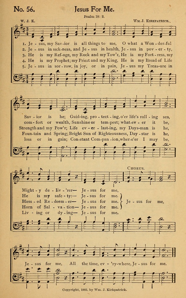 Christian Melodies: the new song book, for church, evangelistic, Sunday-school and Christian endeavor services page 64