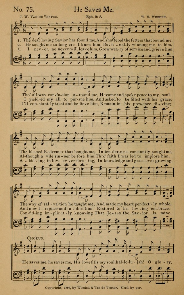 Christian Melodies: the new song book, for church, evangelistic, Sunday-school and Christian endeavor services page 83
