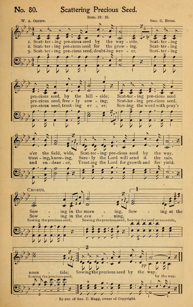 Christian Melodies: the new song book, for church, evangelistic, Sunday-school and Christian endeavor services page 88