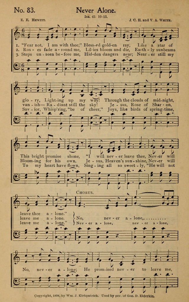 Christian Melodies: the new song book, for church, evangelistic, Sunday-school and Christian endeavor services page 91