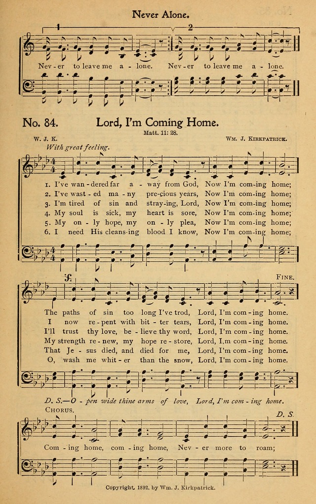 Christian Melodies: the new song book, for church, evangelistic, Sunday-school and Christian endeavor services page 92