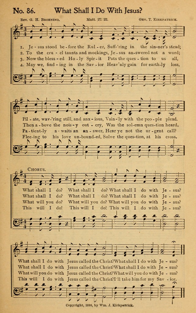 Christian Melodies: the new song book, for church, evangelistic, Sunday-school and Christian endeavor services page 94