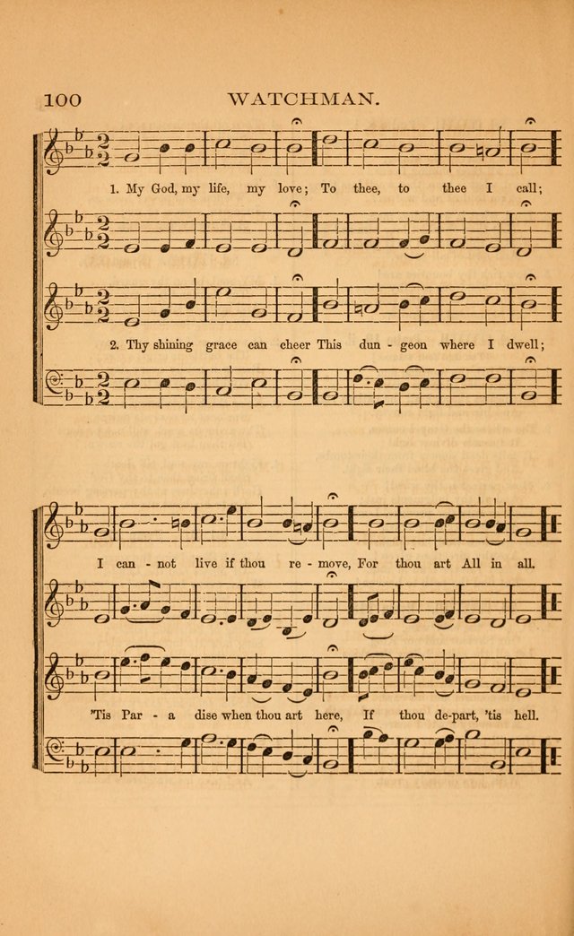 Church music: with selections for the ordinary occasions of public and social worship, from the Psalms and hymns of the Presbyterian Church in the United States of America page 100