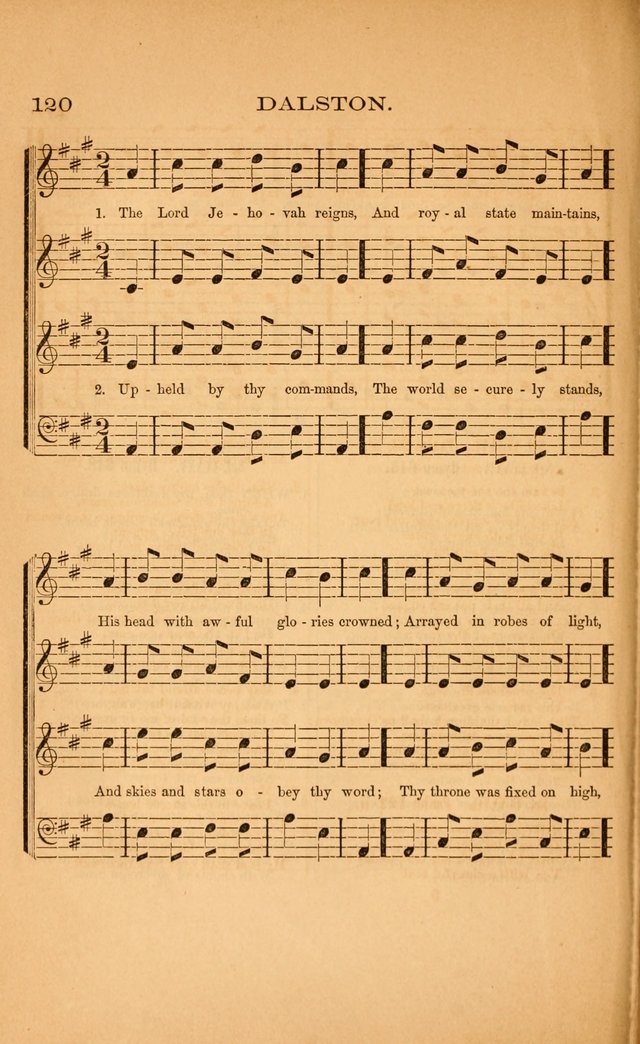 Church music: with selections for the ordinary occasions of public and social worship, from the Psalms and hymns of the Presbyterian Church in the United States of America page 120