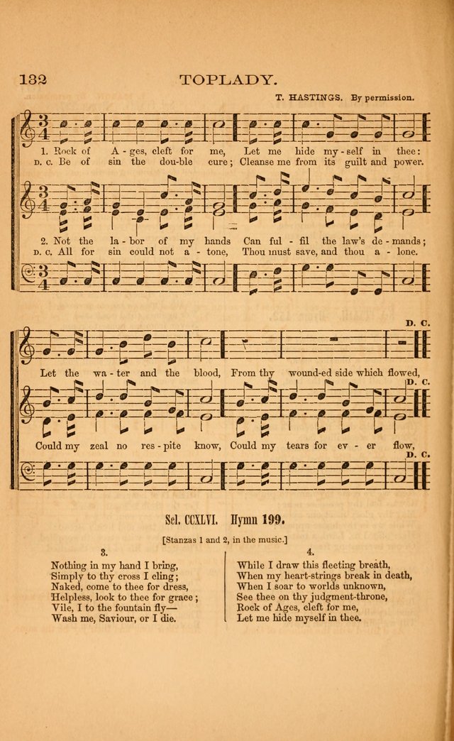 Church music: with selections for the ordinary occasions of public and social worship, from the Psalms and hymns of the Presbyterian Church in the United States of America page 132