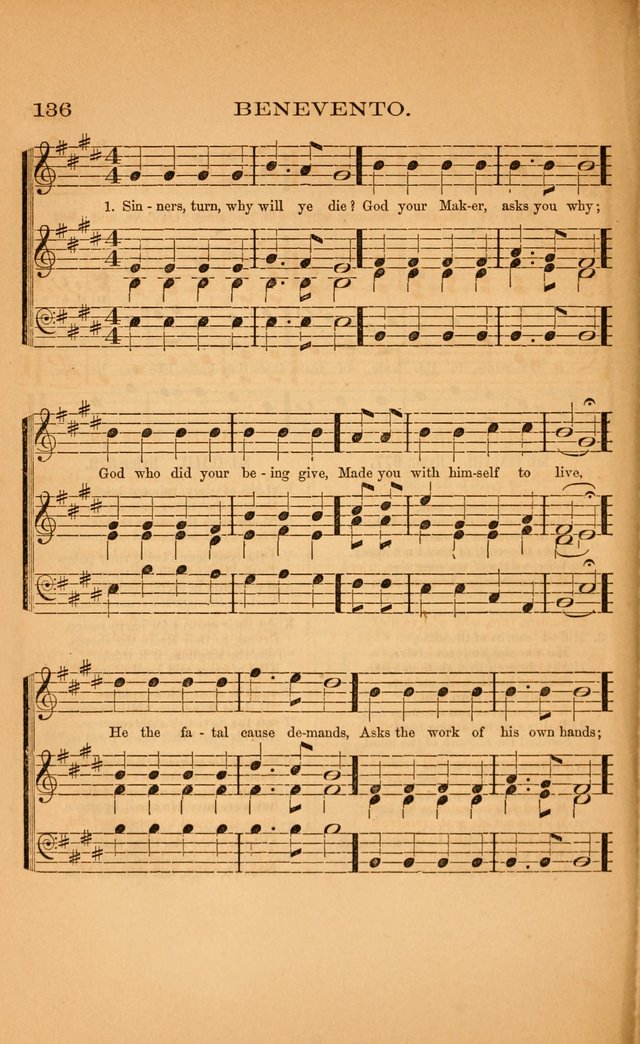 Church music: with selections for the ordinary occasions of public and social worship, from the Psalms and hymns of the Presbyterian Church in the United States of America page 136