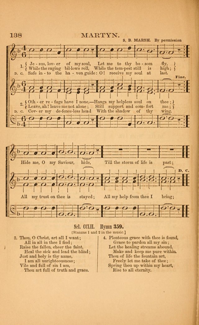 Church music: with selections for the ordinary occasions of public and social worship, from the Psalms and hymns of the Presbyterian Church in the United States of America page 138
