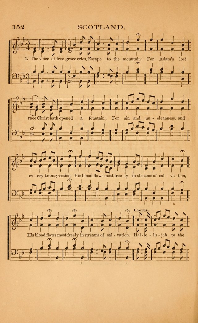 Church music: with selections for the ordinary occasions of public and social worship, from the Psalms and hymns of the Presbyterian Church in the United States of America page 152