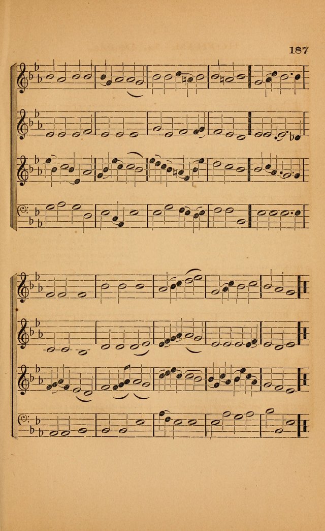 Church music: with selections for the ordinary occasions of public and social worship, from the Psalms and hymns of the Presbyterian Church in the United States of America page 187
