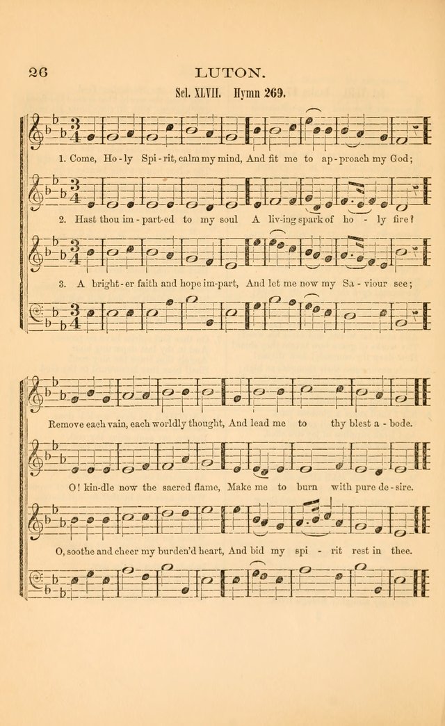 Church music: with selections for the ordinary occasions of public and social worship, from the Psalms and hymns of the Presbyterian Church in the United States of America page 26