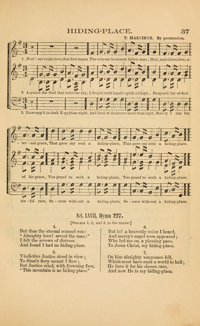 Church music: with selections for the ordinary occasions of public and social worship, from the Psalms and hymns of the Presbyterian Church in the United States of America page 37