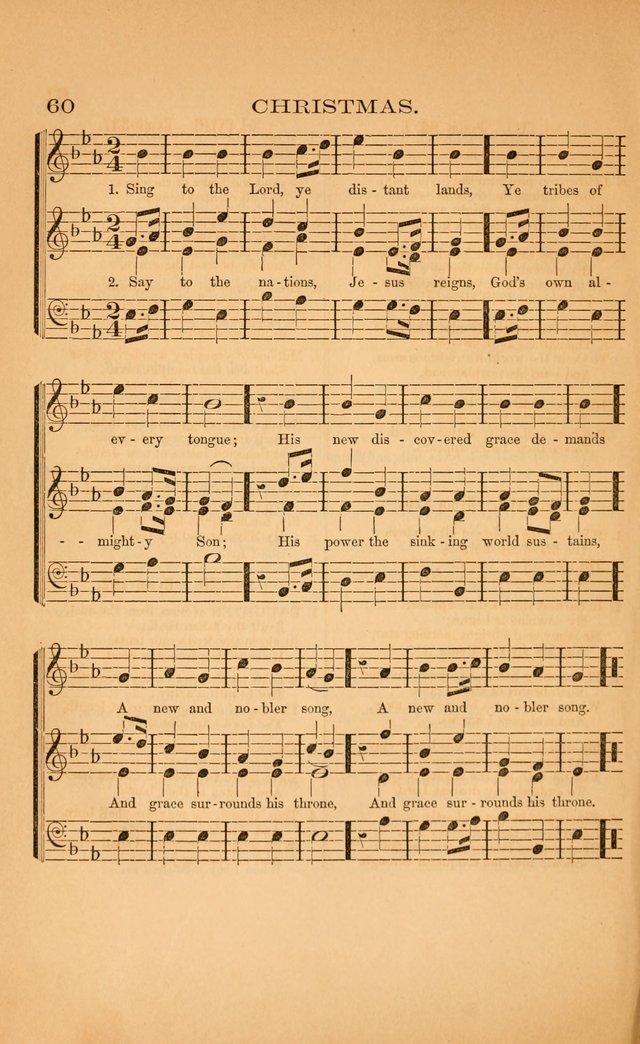 Church music: with selections for the ordinary occasions of public and social worship, from the Psalms and hymns of the Presbyterian Church in the United States of America page 60