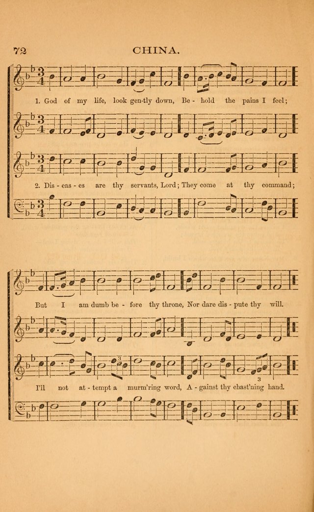 Church music: with selections for the ordinary occasions of public and social worship, from the Psalms and hymns of the Presbyterian Church in the United States of America page 72