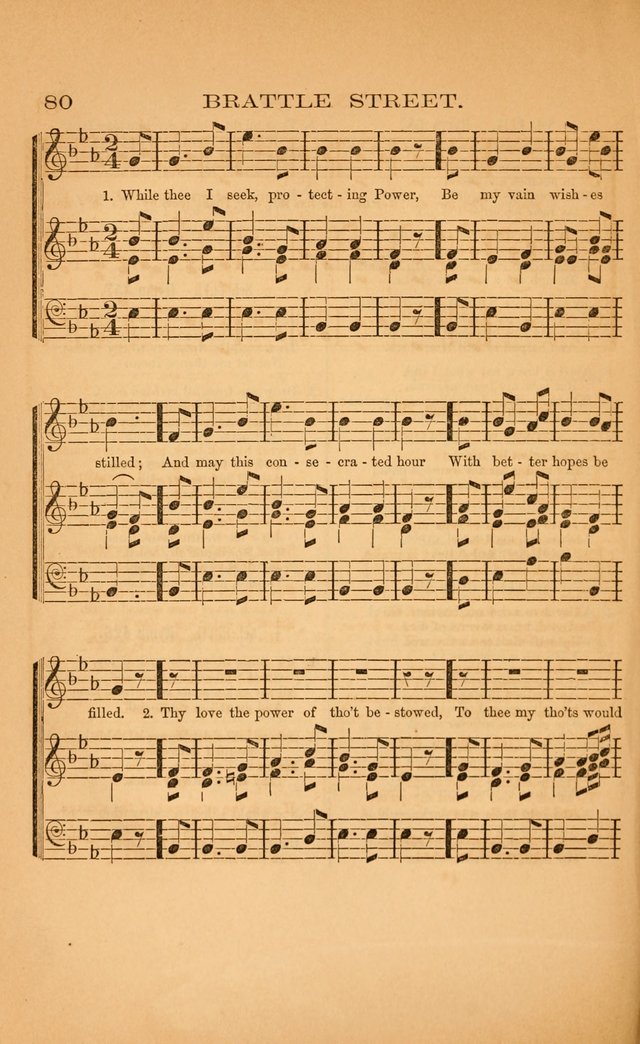 Church music: with selections for the ordinary occasions of public and social worship, from the Psalms and hymns of the Presbyterian Church in the United States of America page 80