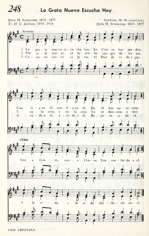 Cántico Nuevo: Himnario Evangelico page 266