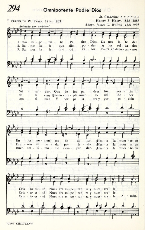 Cántico Nuevo: Himnario Evangelico page 312