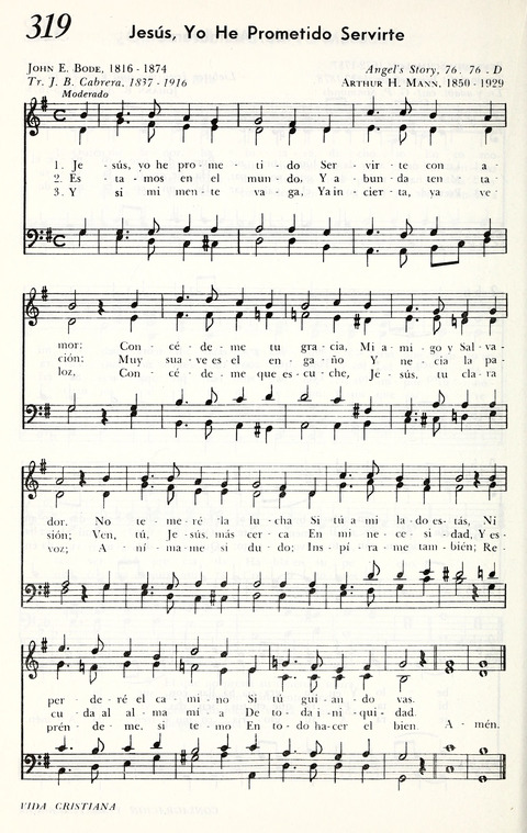 Cántico Nuevo: Himnario Evangelico page 338