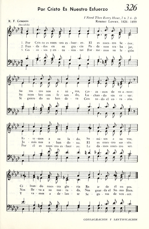 Cántico Nuevo: Himnario Evangelico page 345