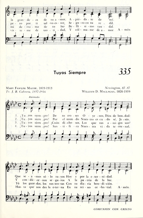 Cántico Nuevo: Himnario Evangelico page 355