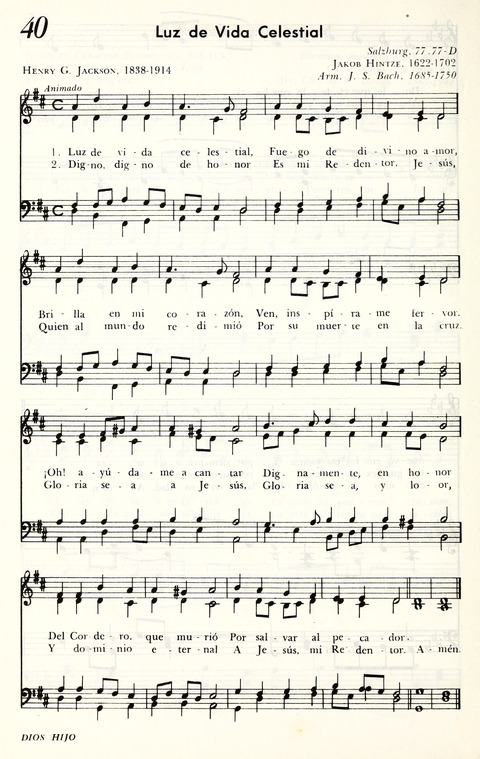 Cántico Nuevo: Himnario Evangelico page 52
