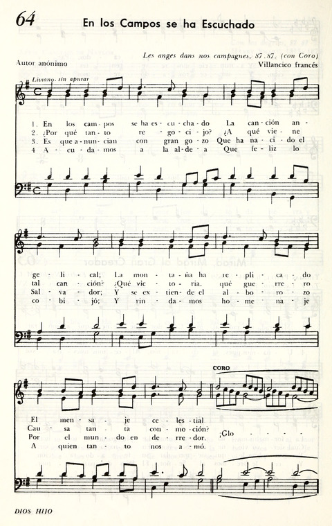Cántico Nuevo: Himnario Evangelico page 76
