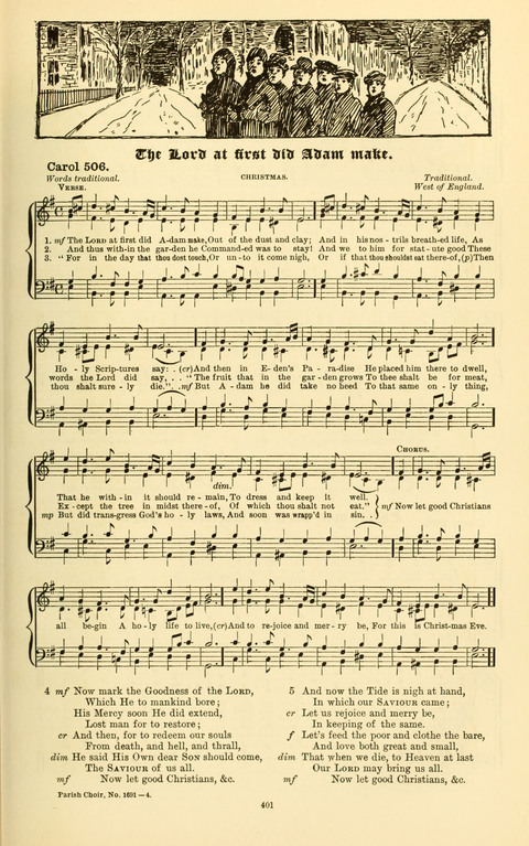 Carols Old and Carols New: for use at Christmas and other seasons of the Christian year page 407