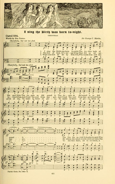 Carols Old and Carols New: for use at Christmas and other seasons of the Christian year page 427