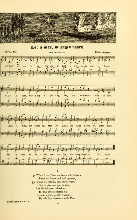 Carols Old and Carols New: for use at Christmas and other seasons of the Christian year page 43