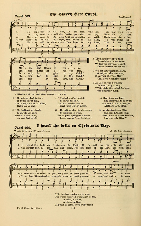 Carols Old and Carols New: for use at Christmas and other seasons of the Christian year page 452