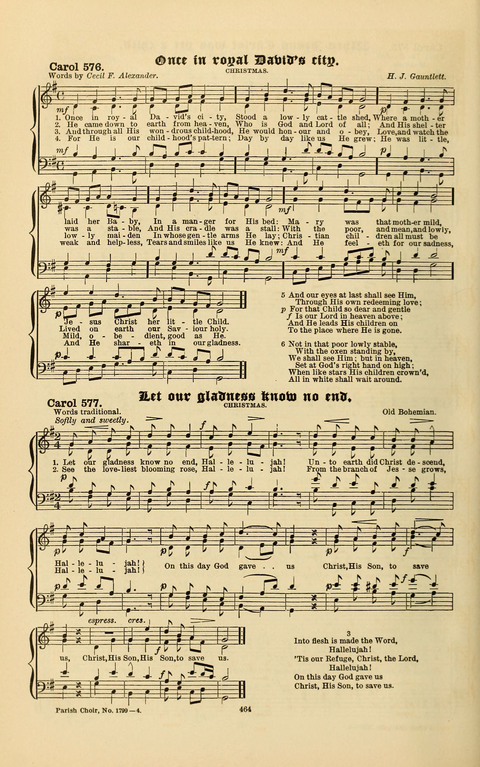 Carols Old and Carols New: for use at Christmas and other seasons of the Christian year page 472