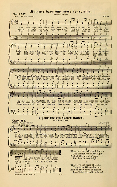 Carols Old and Carols New: for use at Christmas and other seasons of the Christian year page 482