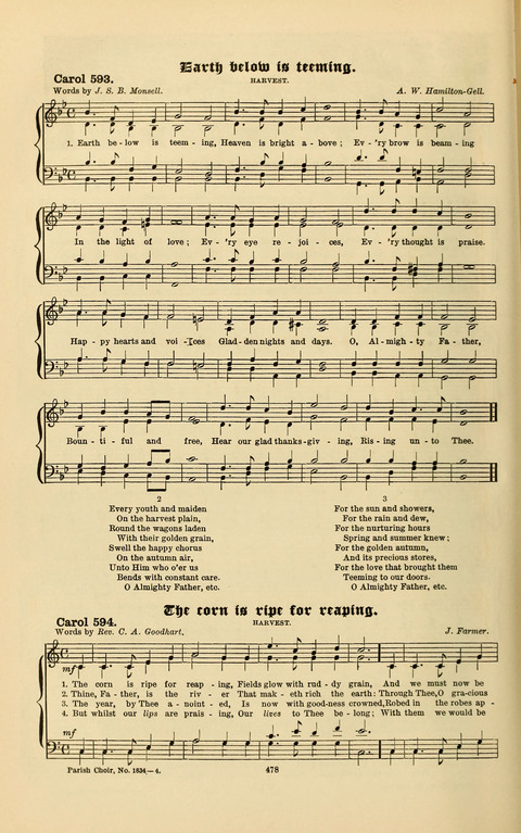 Carols Old and Carols New: for use at Christmas and other seasons of the Christian year page 486