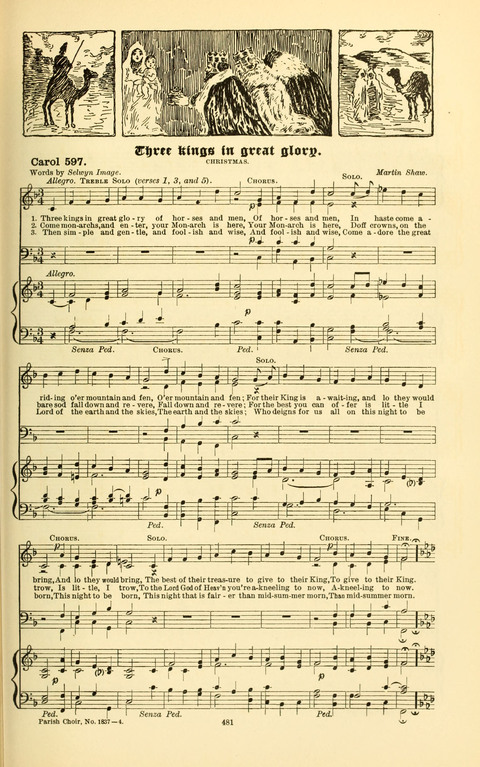 Carols Old and Carols New: for use at Christmas and other seasons of the Christian year page 489