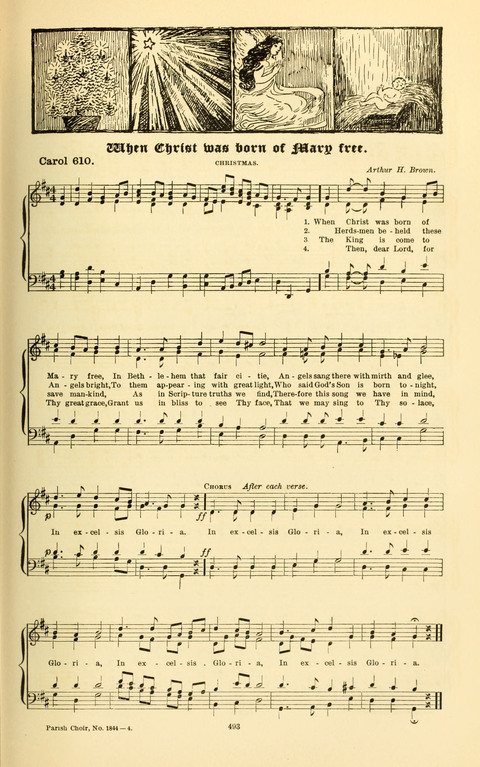 Carols Old and Carols New: for use at Christmas and other seasons of the Christian year page 501