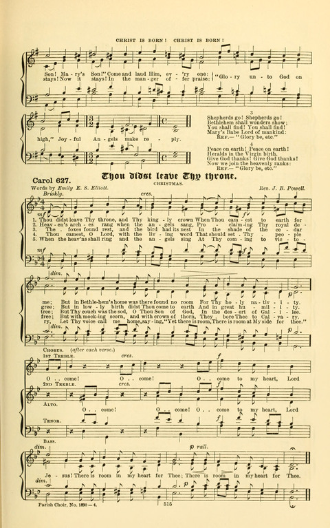 Carols Old and Carols New: for use at Christmas and other seasons of the Christian year page 523