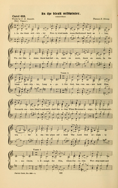 Carols Old and Carols New: for use at Christmas and other seasons of the Christian year page 546