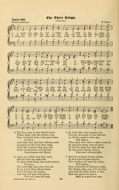 Carols Old and Carols New: for use at Christmas and other seasons of the Christian year page 552